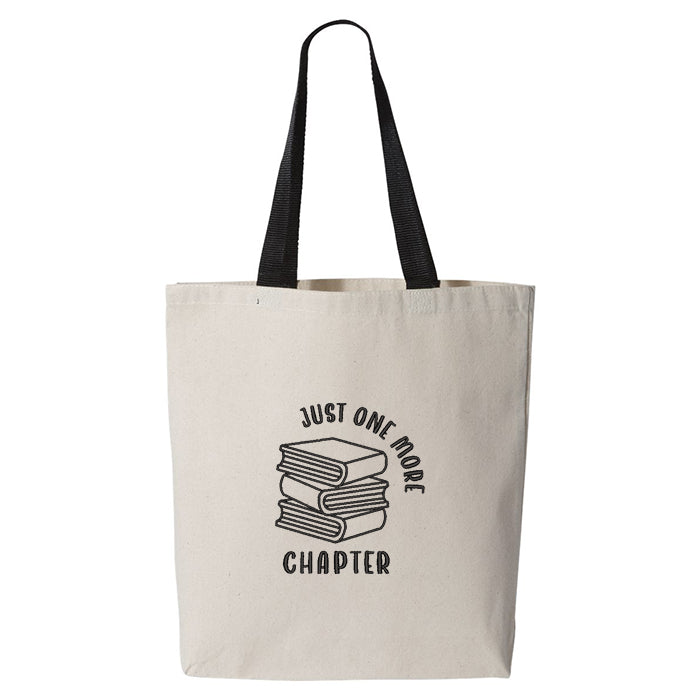 Sac fourre-tout "Un chapitre de plus" brodé