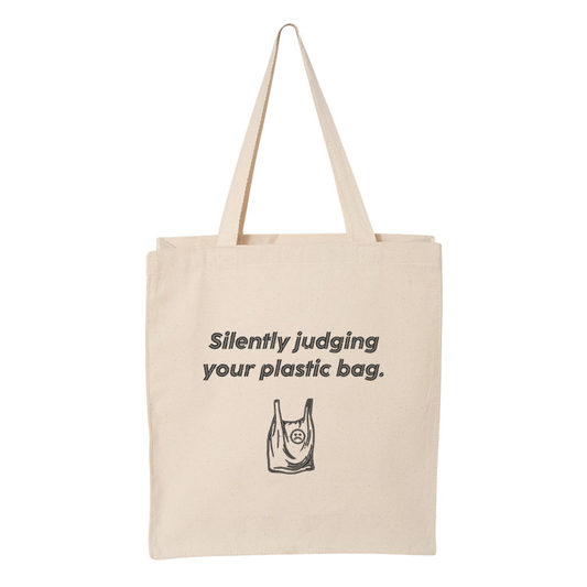 Sac fourre-tout Pas de sac en plastique brodé