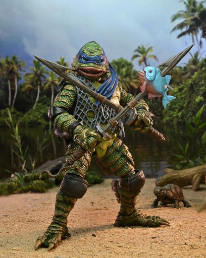 Universal Monsters x Teenage Mutant Ninja Turtles Ultimate Leonardo as The Creature