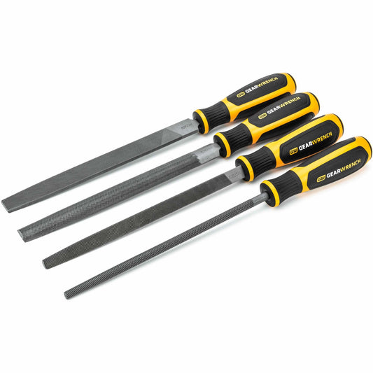 8" Bastard File Set, 4 Pcs