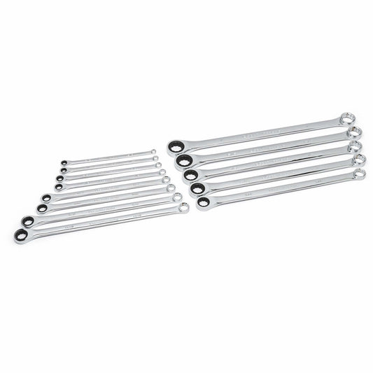 72-Tooth 12 Point XL GearBox™ Double Box SAE Wrench Set, Ratcheting Box, 13 Pieces, Imperial