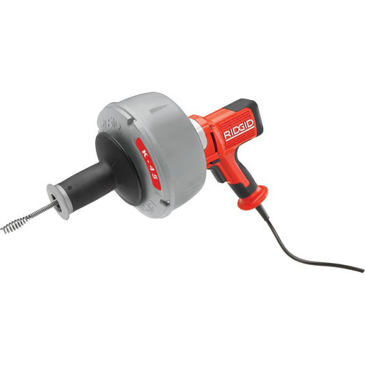 K-45 Sink Machine, Powered, Bulb, 35' Cable Length, 3/8" Cable Diameter