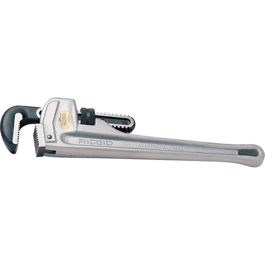Straight Pipe Wrench, 2" Jaw Capacity, 14" Long