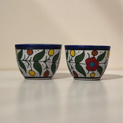 Palestinian sada Coffee Cups (Set of 6) 6x6x5 cm