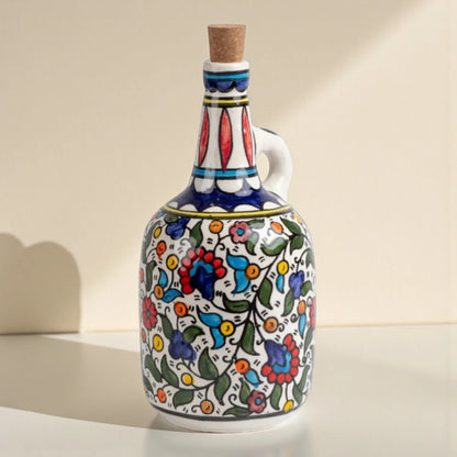 Ceramic Oil Bottle 12x12x25  cm