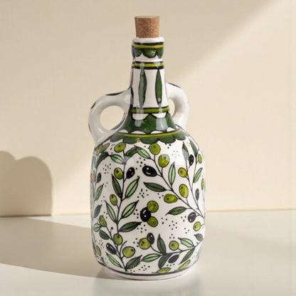 Ceramic Oil Bottle 12x12x25  cm