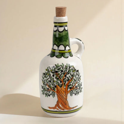 Ceramic Oil Bottle 12x12x25  cm