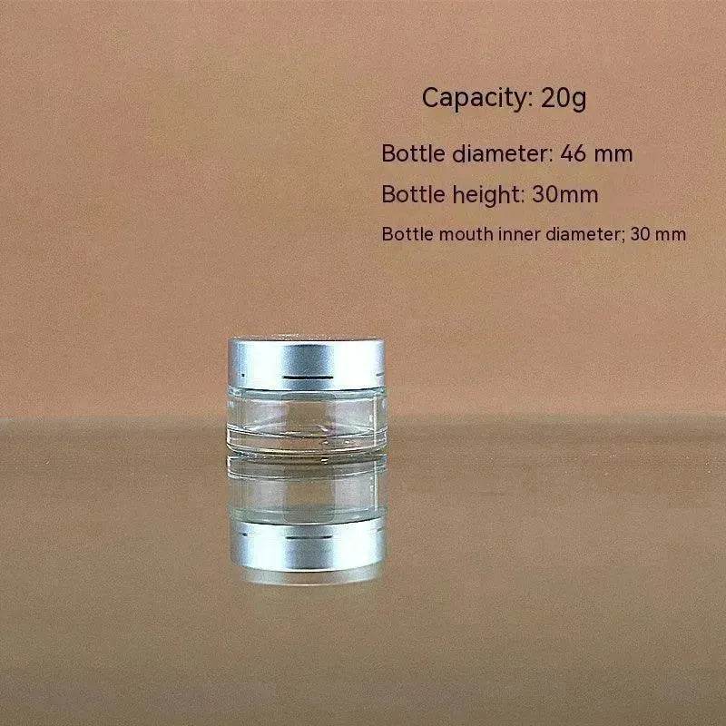 Transparent Face Cream Bottle Glass Cosmetics