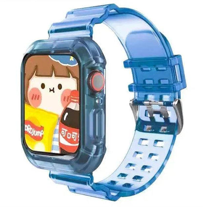 Transparent TPU Protective Candy Glacier One Smart Watch Strap Watch Band