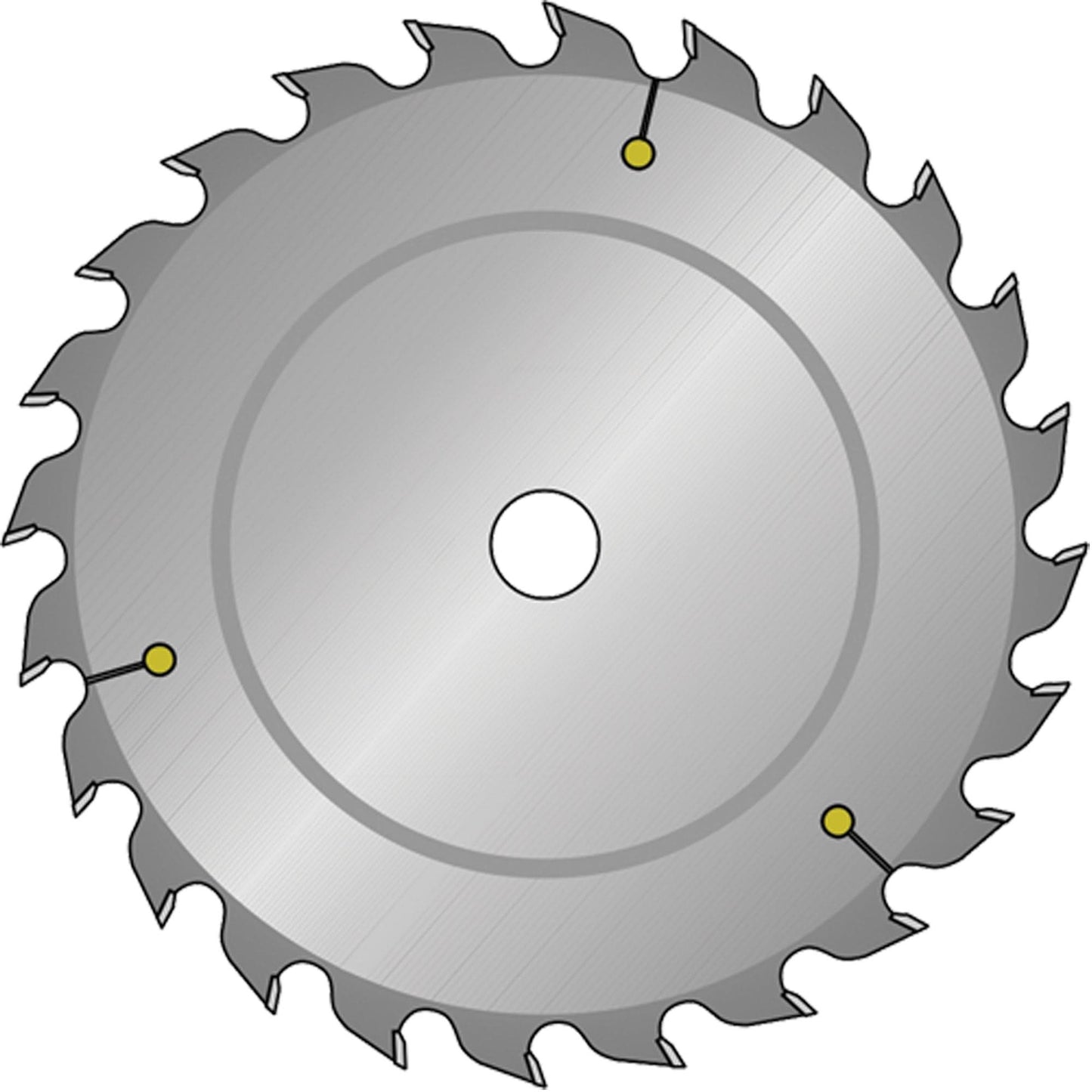 Industrial Saw Blade - Ripping, 8", 14 Teeth, Wood Use