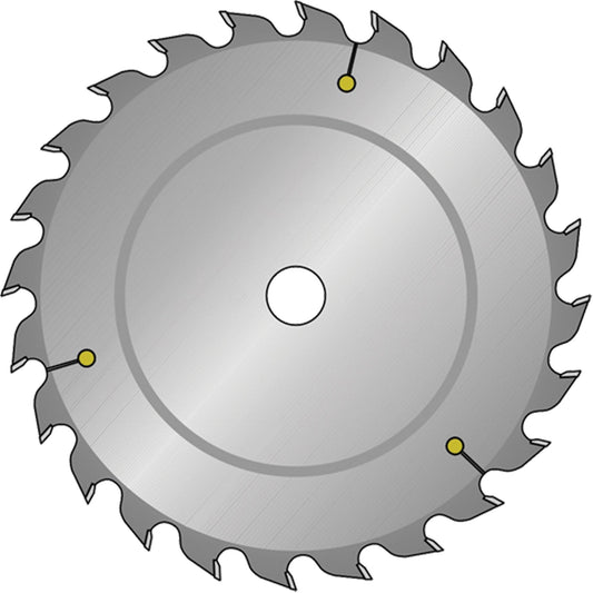 Industrial Saw Blade - Ripping, 10", 24 Teeth, Wood Use