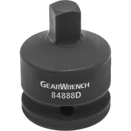 Adapter Socket, Impact, 3/4" Drive, 1/2" Socket, 2.126" L, Ball