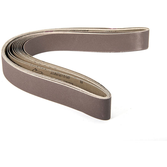 Benchstand Belt, 4" W x 60" L, Aluminum Oxide, 50 Grit