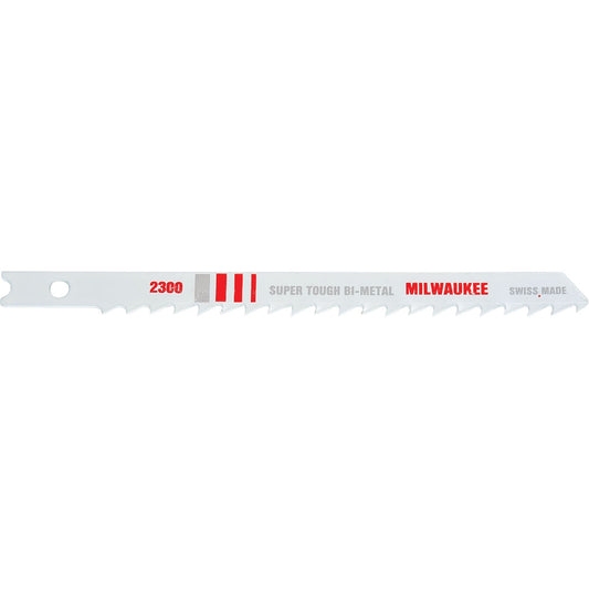 Jigsaw Blades, Bi-Metal, U-Shank, 4" L, 6 TPI