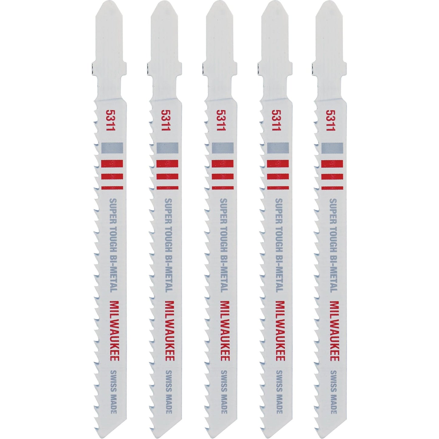 Jigsaw Blade, Bi-Metal, T-Shank, 4" L, 10 TPI