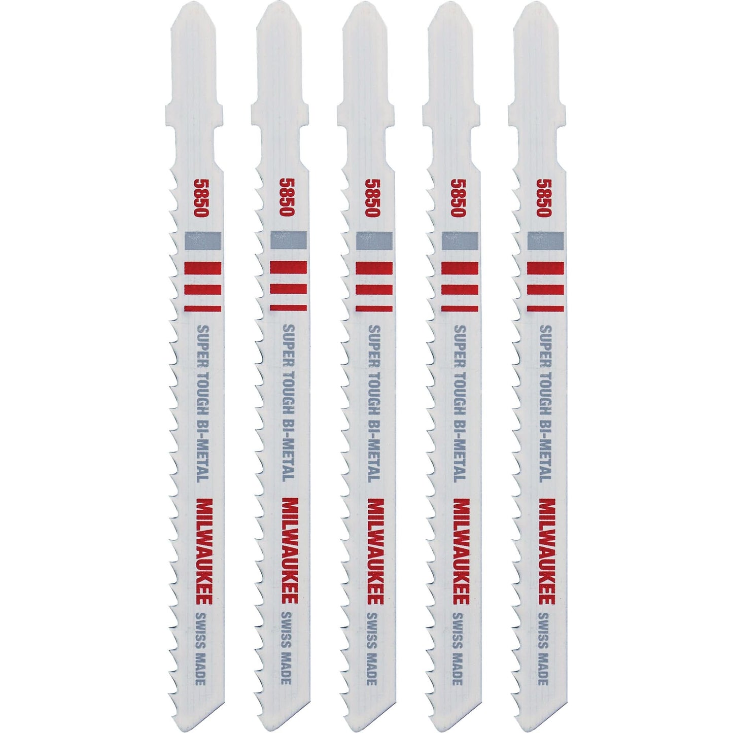 Jigsaw Blade, Bi-Metal, T-Shank, 4" L, 8 TPI