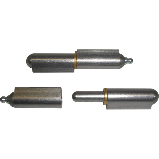 2-Piece Weld-On Hinges, 29/32" Dia. x 8" L