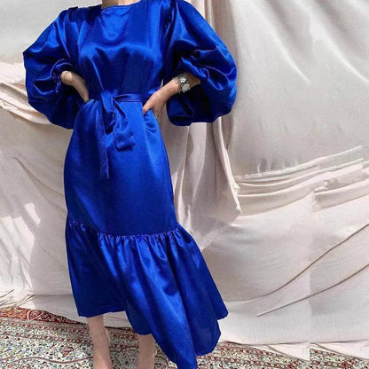 Turkey Dubai Middle East Women Kaftan Abaya Hijab Dress