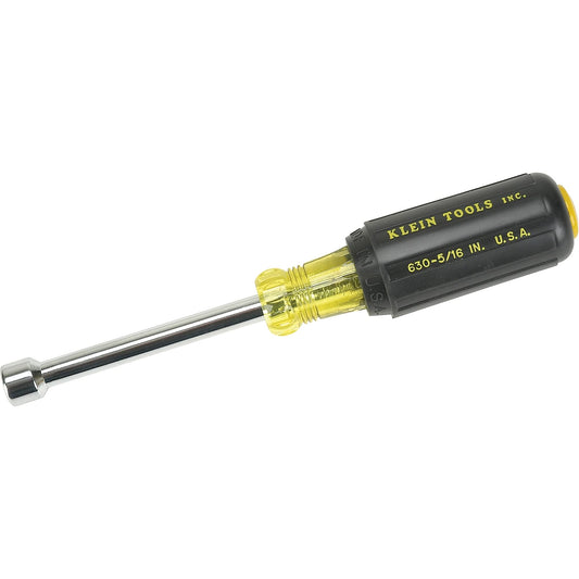 Nut Drivers - 3" Shafts, 11/32" Drive, 6-3/4" L, Magnetic