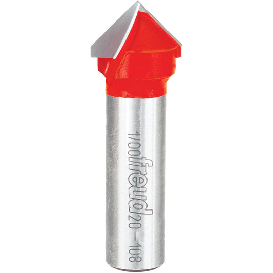 Freud Router Bit - V Grooving Bit, 3/4" Dia., 1/2" Shank