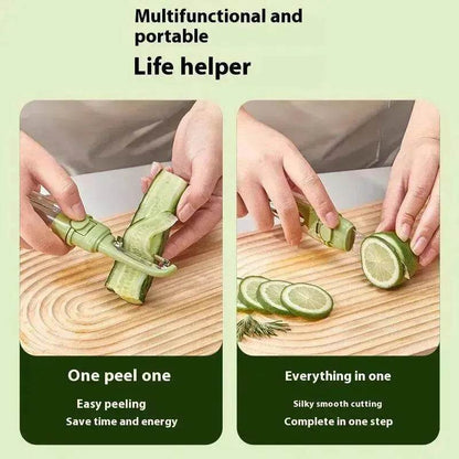 Two-in-one Portable Home Folding Double Head Fruit Knife Peeler