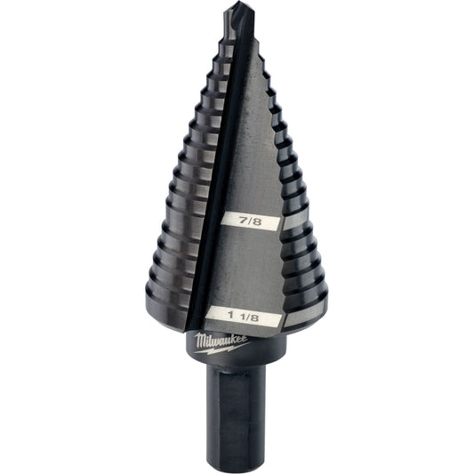 #9 Step Drill Bit, 7/8" - 1-1/8" , High Speed Steel