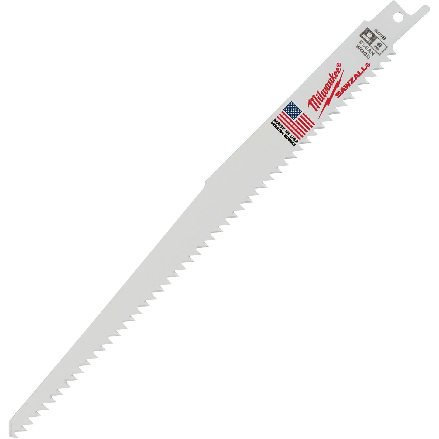 Fleam Ground Sawzall® Blade, Bi-Metal, 6 TPI, 9" L x 3/4" W