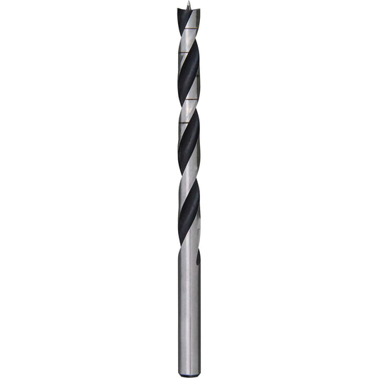 Brad Point Wood Bit, 1/4", 4" Length, 1/4" Shank