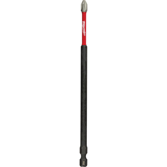 Embout de vissage à percussion Shockwave™ Impact Power Bit, Phillips, pointe n° 2, carré d'entraînement 1/4 po, longueur 6 po