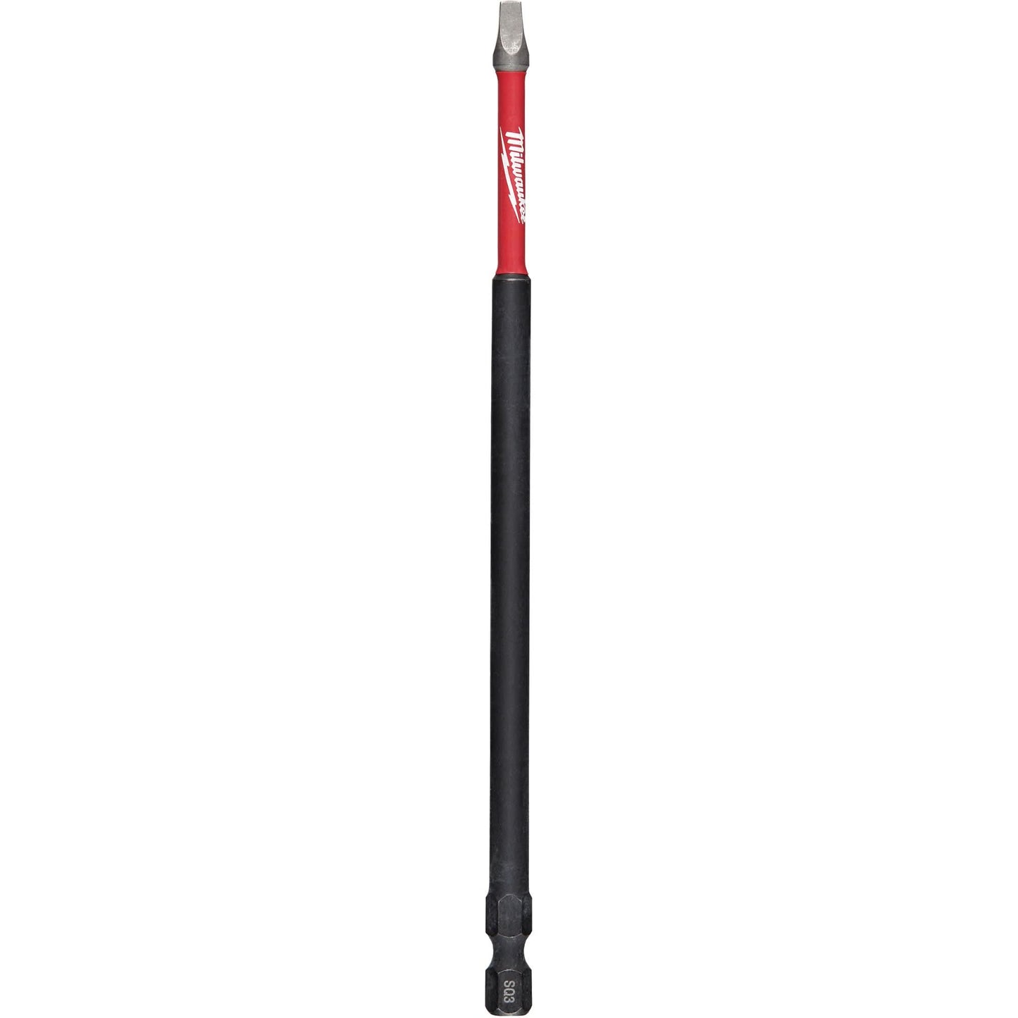 Shockwave™ Power Insert Bit, Square, #3 Tip, 1/4" Drive Size, 6" Length