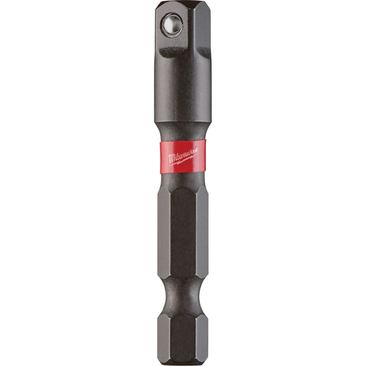 Shockwave™ Impact Driver Socket Adapter, 1/4" Drive Size, 1/4" Male Size, Ball, 1-7/8" L