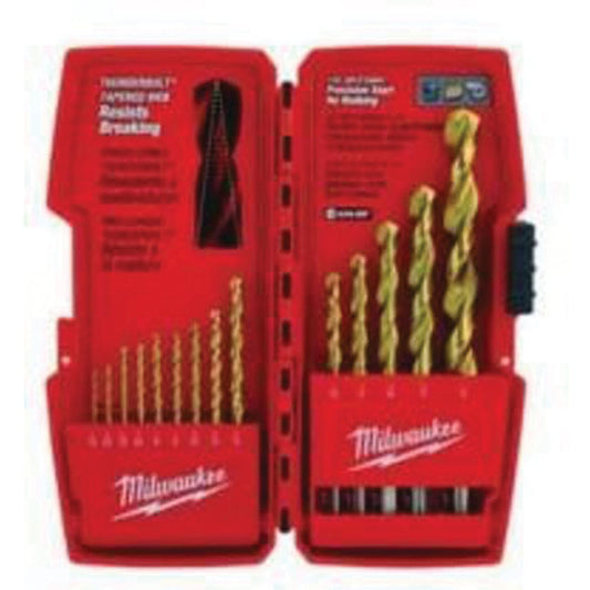 Jeu de forets Thunderbolt® 14 pièces, acier rapide