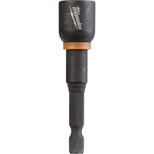 Douille à chocs Shockwave™ Impact Duty™, embout 1/4", entraînement 7/16", 2-9/16" L, magnétique
