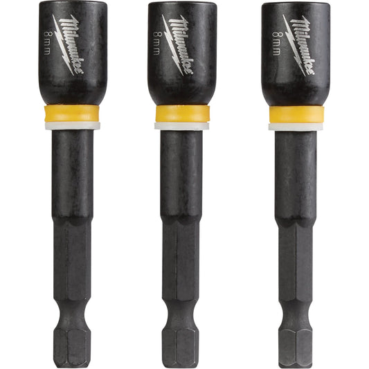 Embout de vissage à chocs Shockwave™ Impact Duty™, pointe 1/4", emmanchement 5/16", longueur 2-9/16", magnétique