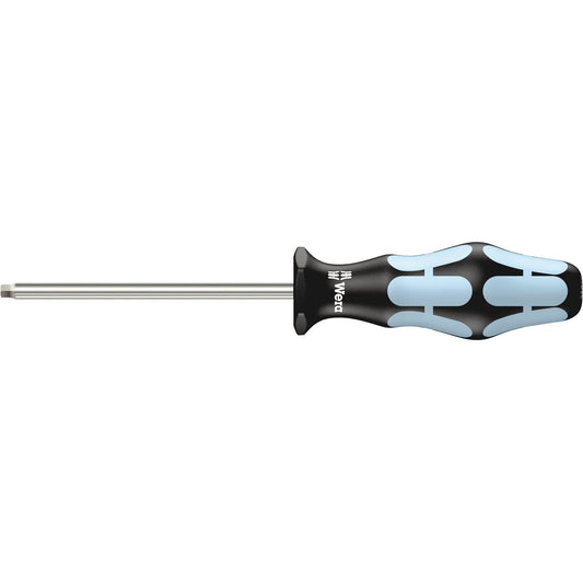 3368 Square Point Screwdriver , #1 Tip, Round, 7" L, Plastic Handle
