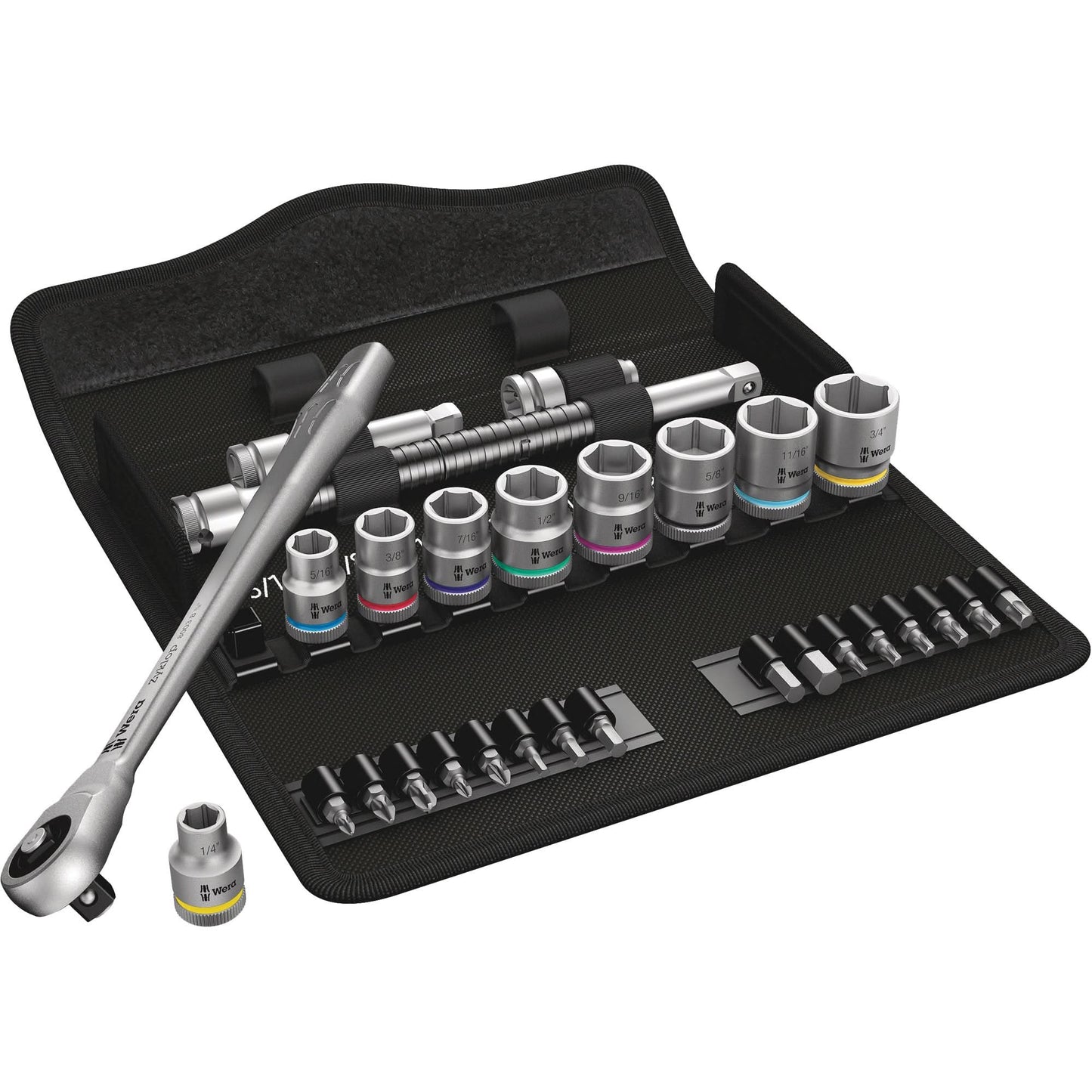 Zyklop Imperial Metal Ratchet Set, 29 Pcs, 3/8" Drive Size