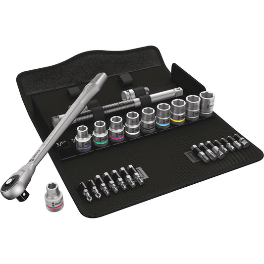 Zyklop Imperial Metal Ratchet Set, 28 Pcs, 1/2" Drive Size