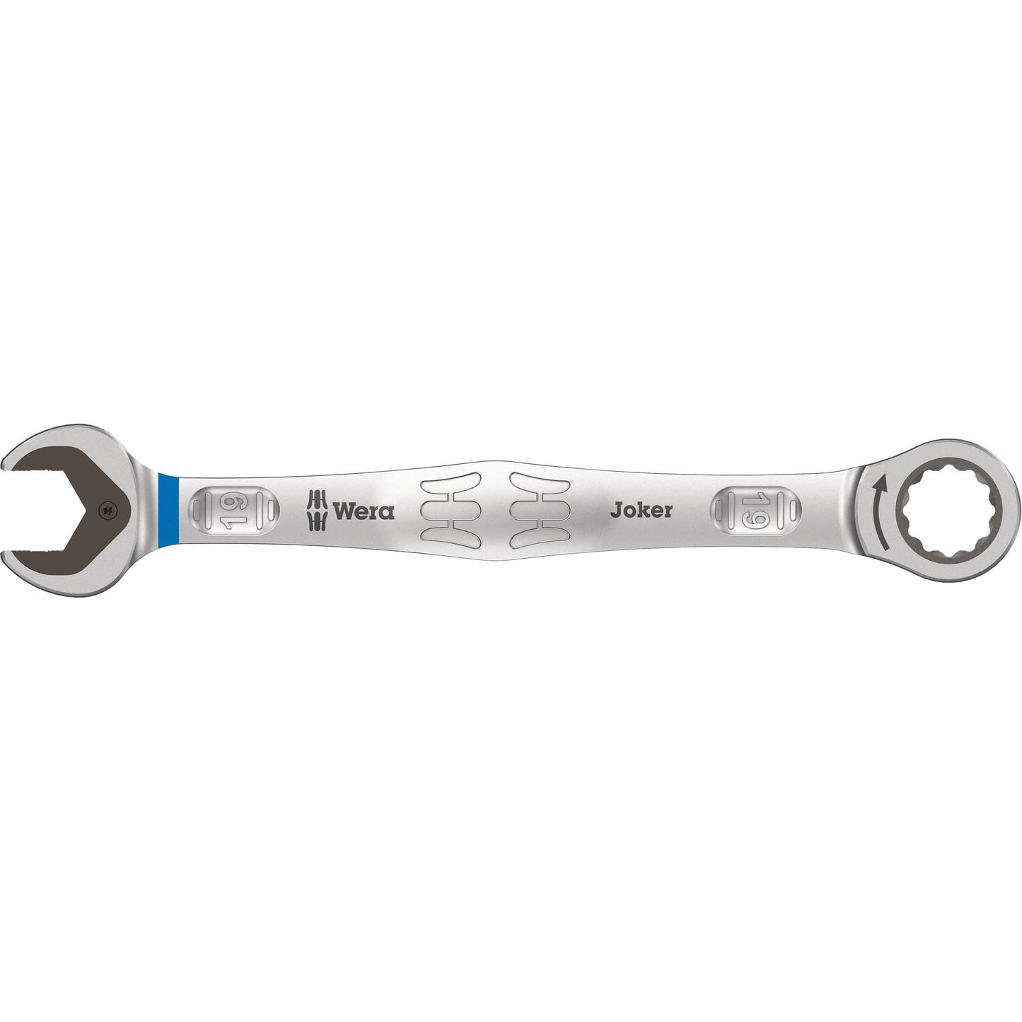 Joker Combination Wrench 19 mm, 12 Point, 19 mm, Chrome Finish