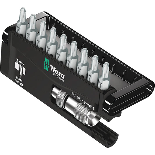 10-Piece Bit Check for Drywall Screws