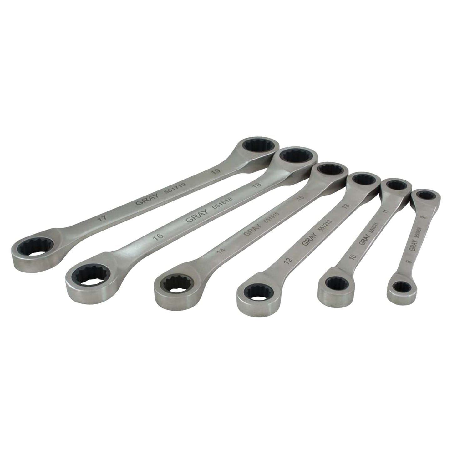 Wrench Set, Ratcheting Box, 4 Pieces, Imperial
