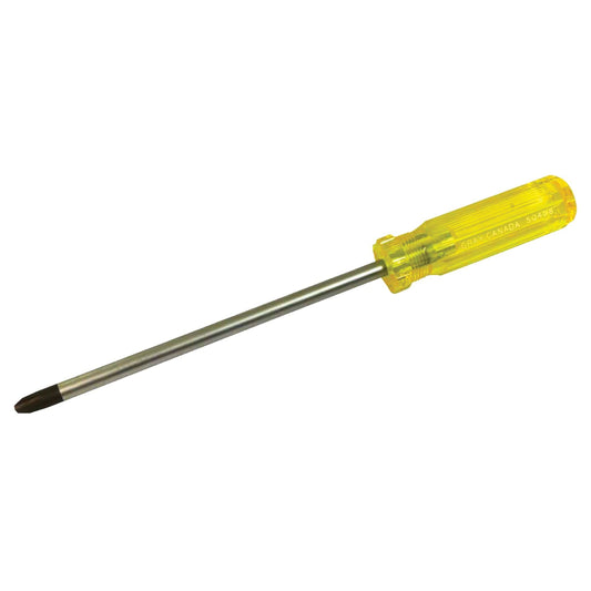 Tournevis cruciforme, n°4, 12-1/2" L, Manche plastique