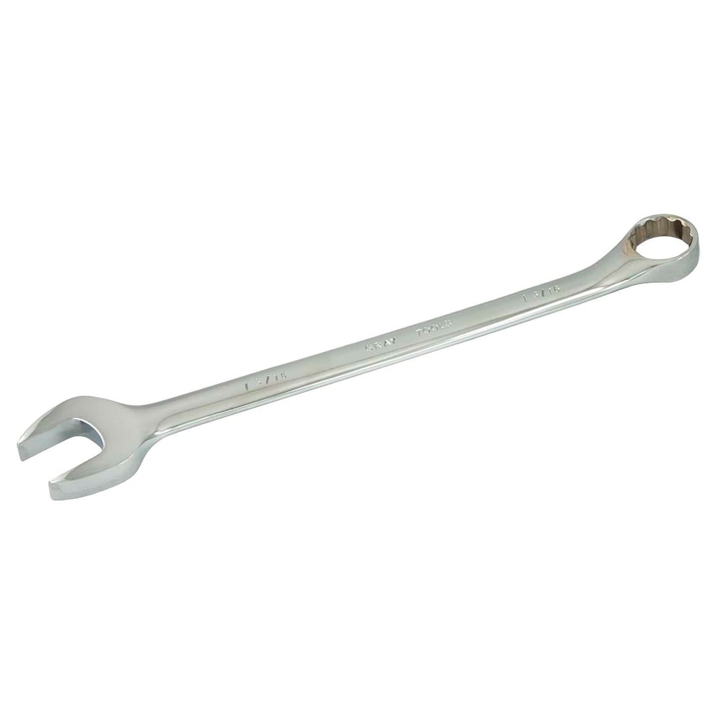 Combination Wrench, 12 Point, 1-3/16", Chrome Finish