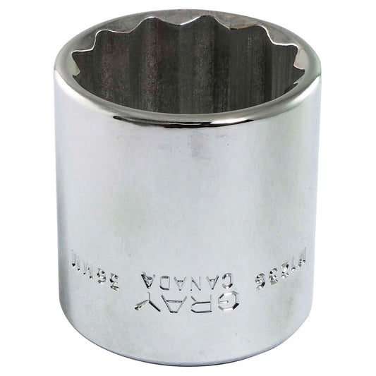 Socket, 27 mm, 1/2" Drive, 12 Points