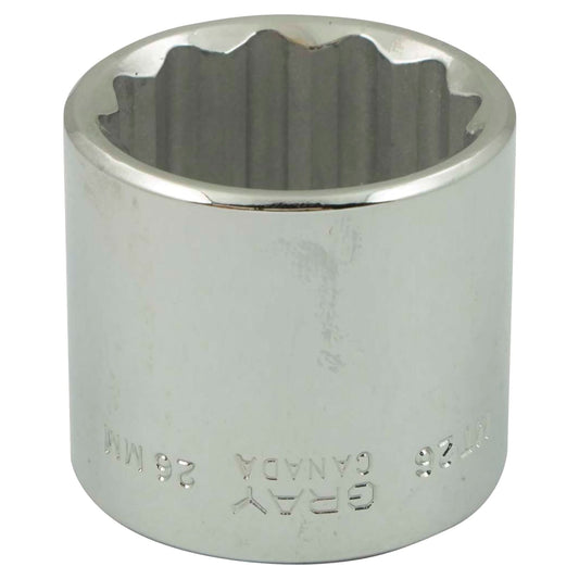 Socket, 22 mm, 3/8" Drive, 12 Points