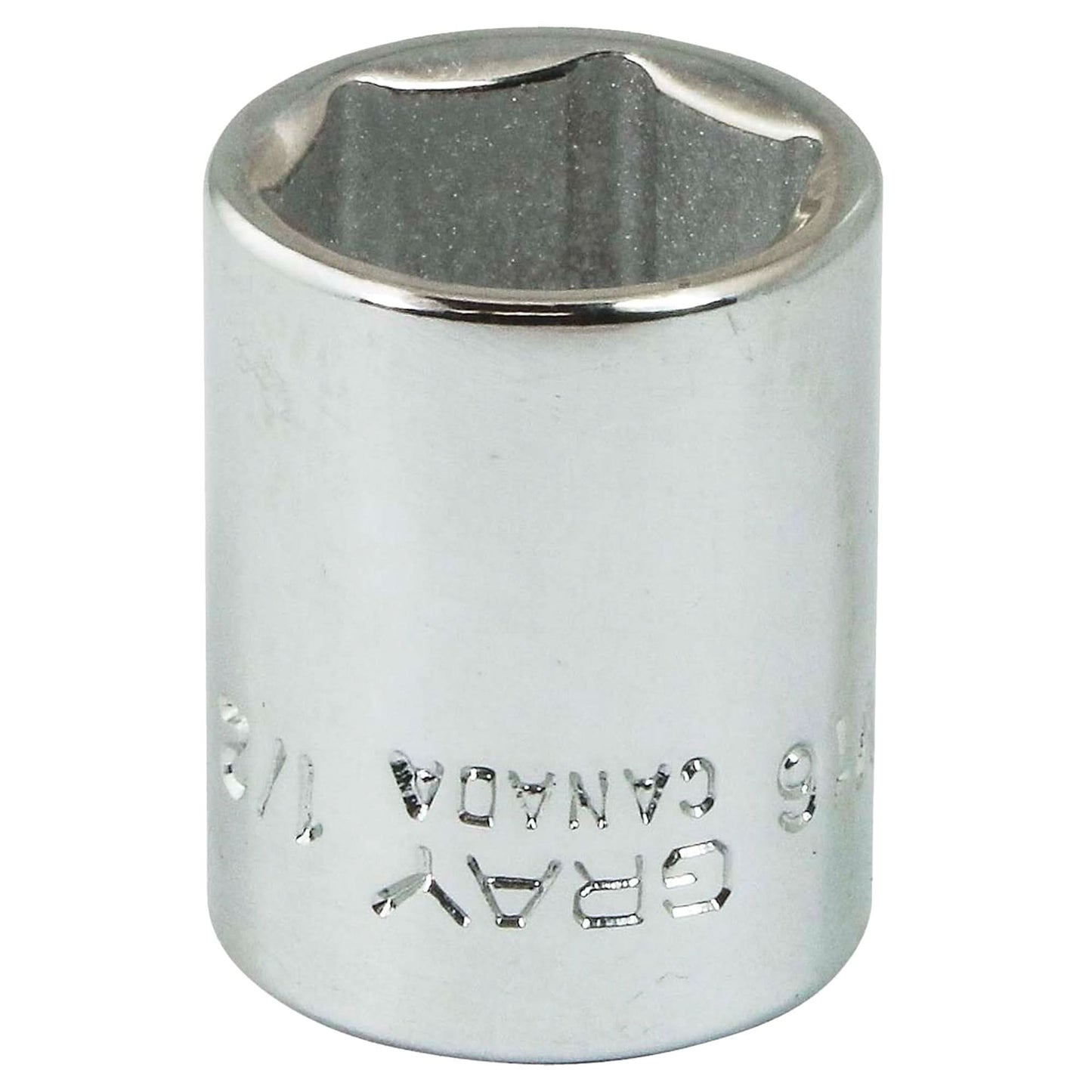 Socket, 1/2", 1/4" Drive, 6 Points