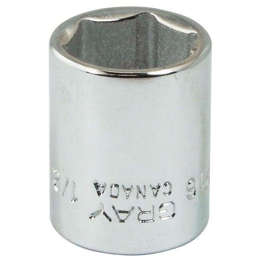 Socket, 1/2", 1/4" Drive, 6 Points