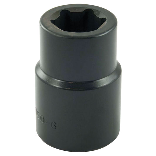 Socket, Impact, 1-5/8", 2-1/2" Drive, 6 Points