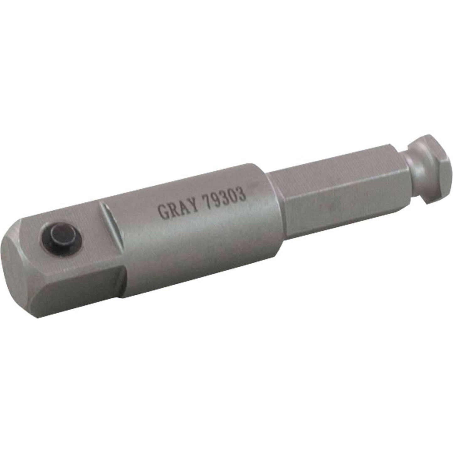 Male Hex Extension, 1/2" Drive, 2-1/5" L