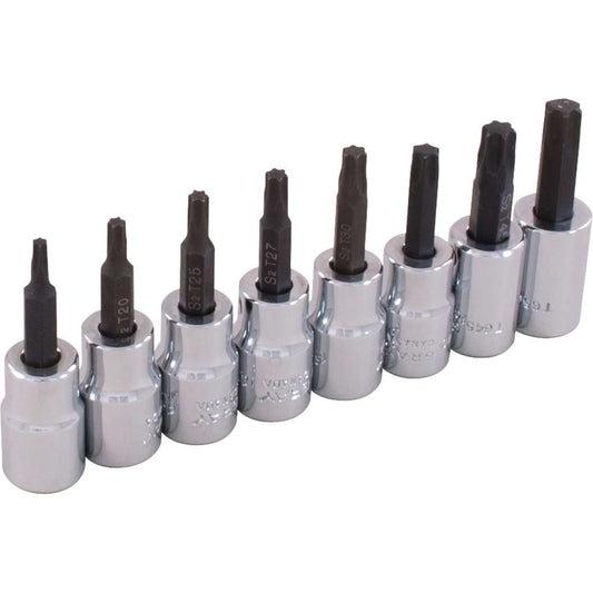 Socket Set, Torx®, 3/8" Drive, 8 Pcs