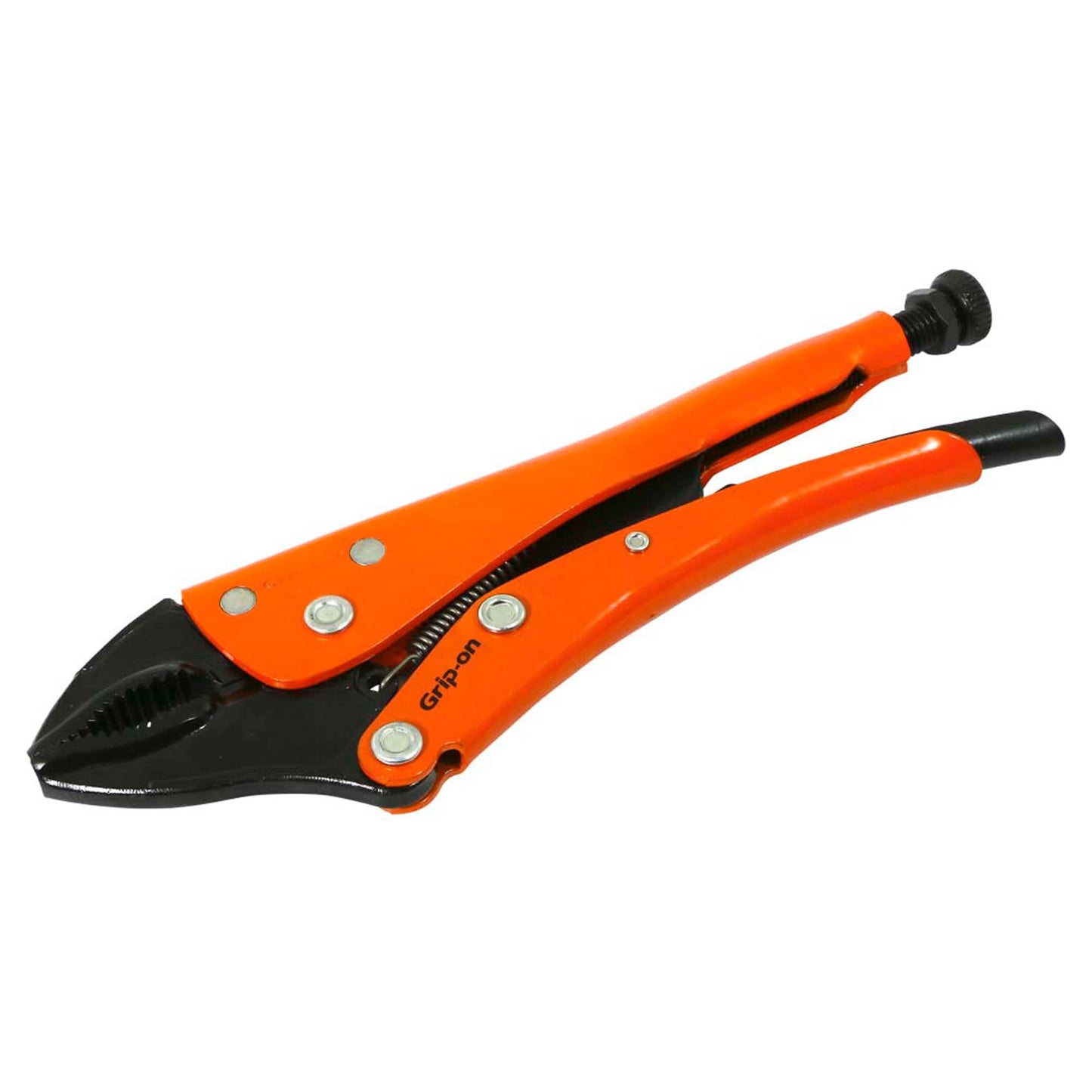 Locking Pliers, 9-1/2" Length, Curved Jaw
